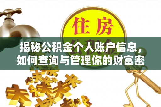 勐海揭秘公积金个人账户信息，如何查询与管理你的财富密码