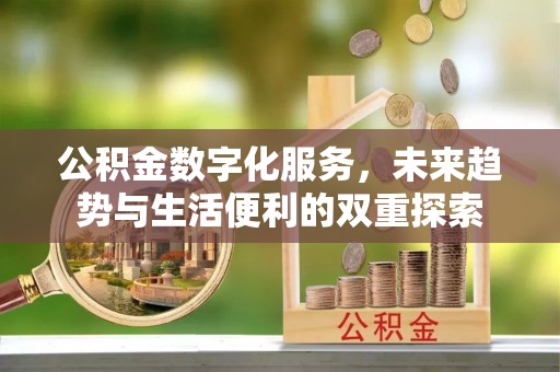 勐海公积金数字化服务，未来趋势与生活便利的双重探索