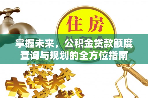 勐海掌握未来，公积金贷款额度查询与规划的全方位指南